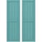 Ekena Millwork Americraft 5-Board Exterior Wood 2 Equal Panel Framed Board-n-Batten Shutters, ARW101BF518X73PTH, PR ARW101BF518X73PTH - alternate 1